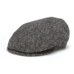 Grey Salt n Pepper Donegal Tweed Cap - Irish Centre