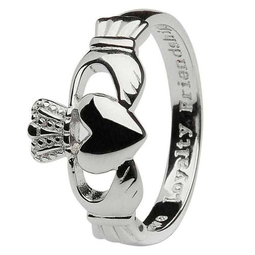 Heritage Claddagh Ring | Claddagh Ring Without Crown | bahai.org.pg